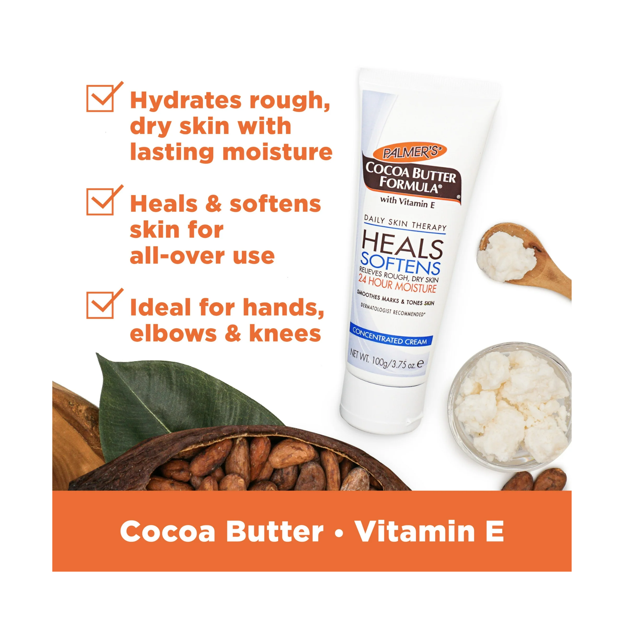 Palmer's, Cocoa Butter Formula Cream, for Deep Hydration & Smooth Skin, 3.75 oz