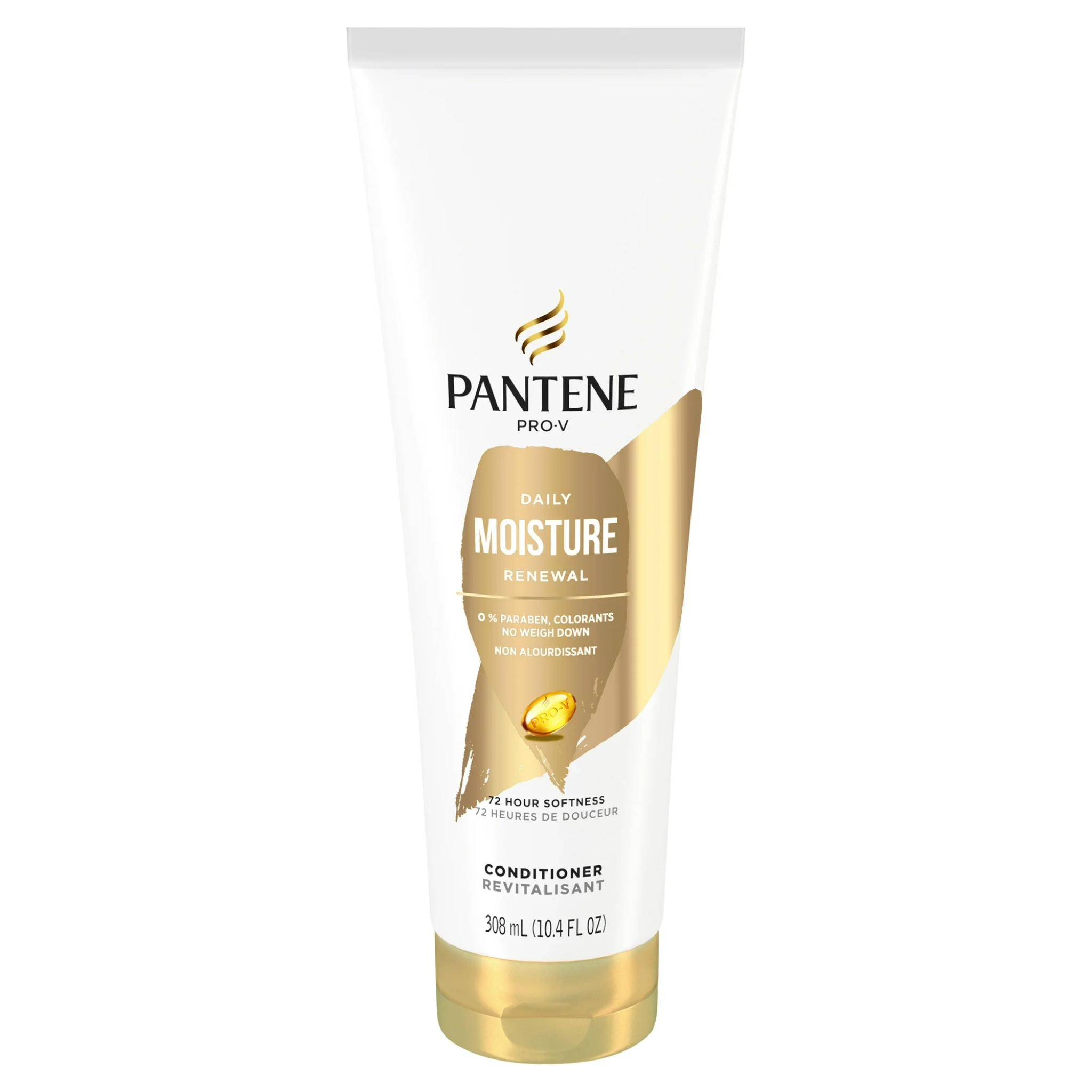 Pantene, PRO-V Daily Moisture Renewal Conditioner, Nourishing and Hydrating for Soft and Manageable Hair, 10.4 oz