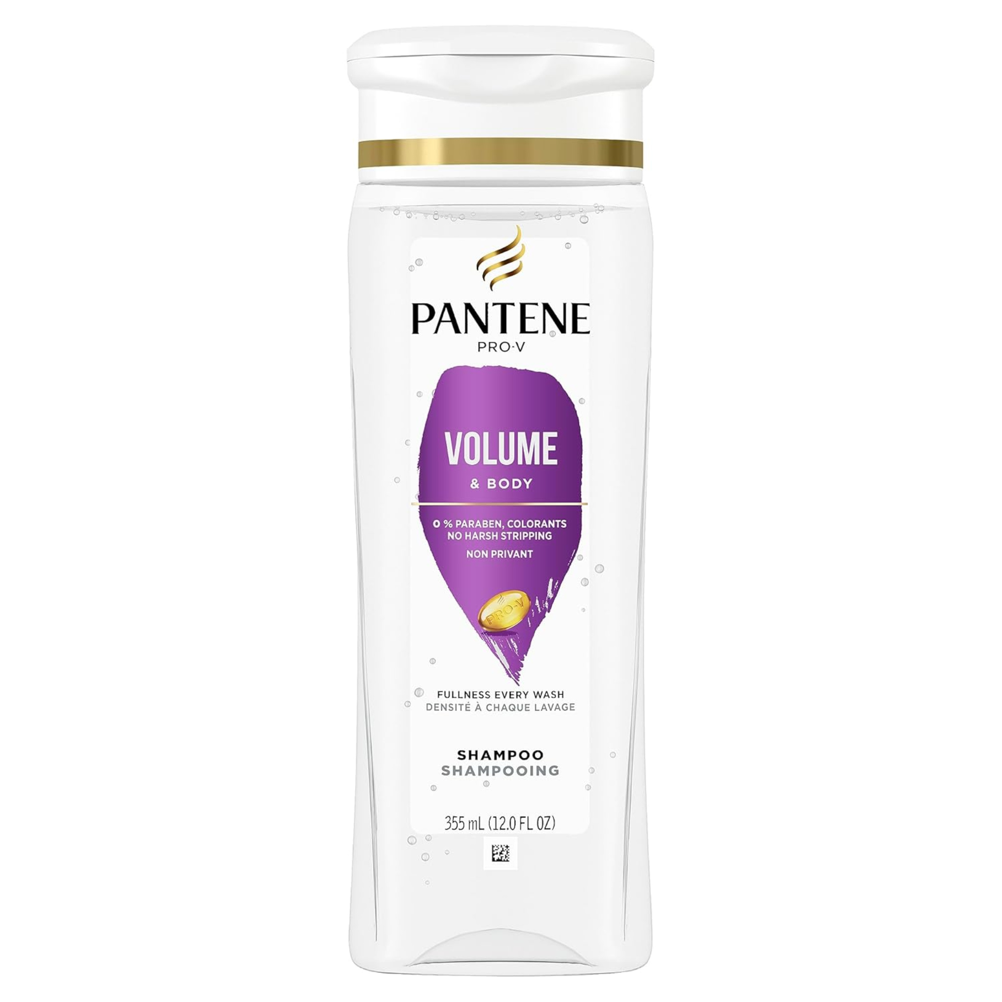 Pantene, PRO-V Volume & Body Shampoo, Lightweight Formula for Full and Bouncy Hair, 12.0 oz