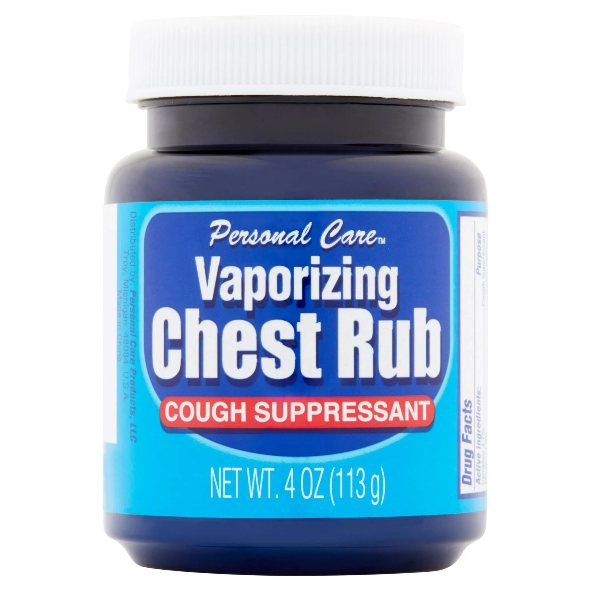 Personal Care Vaporizing Chest Rub, 4-oz (Pack of 12)