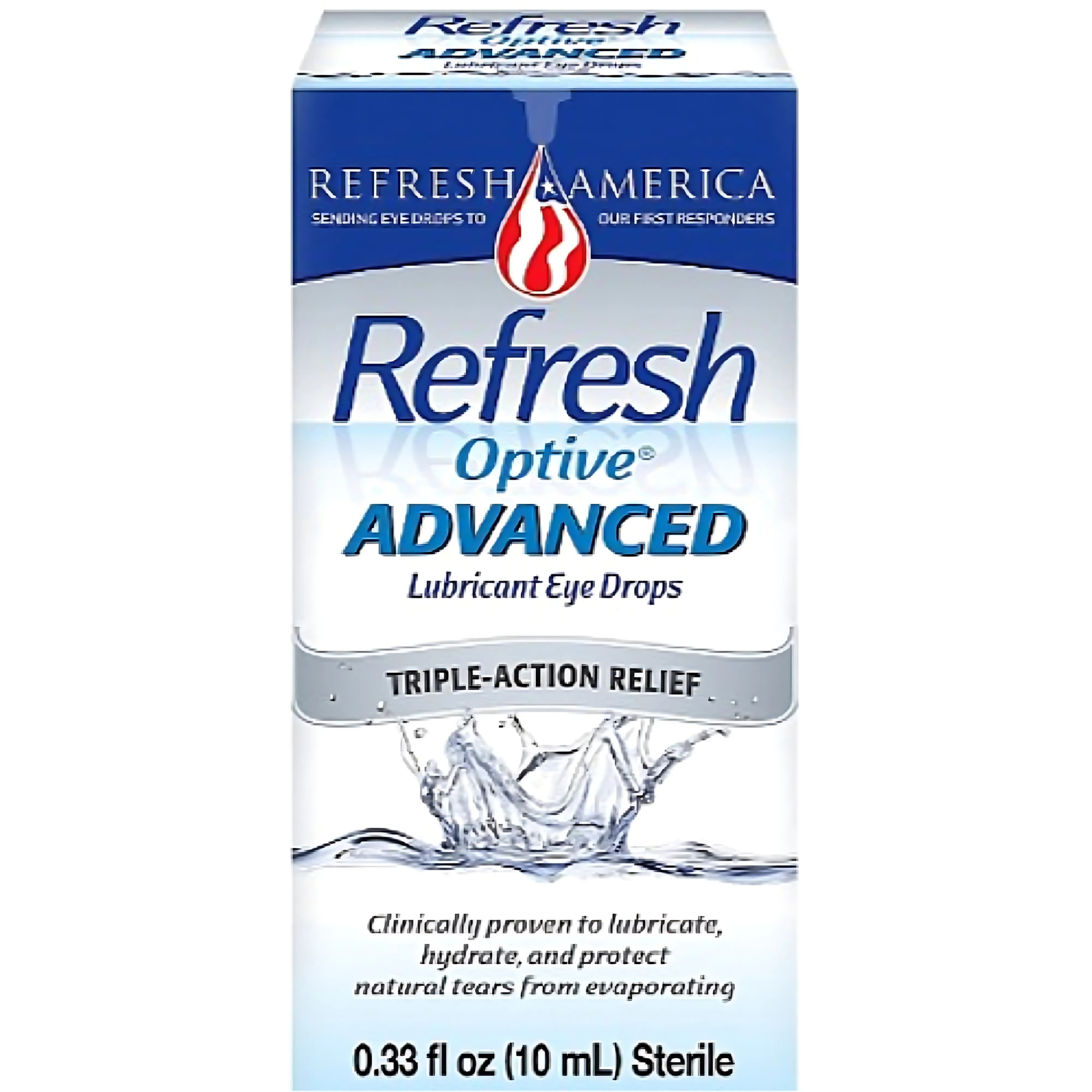 REFRESH Optive Advanced Lubricant Eye Drops 10 ml