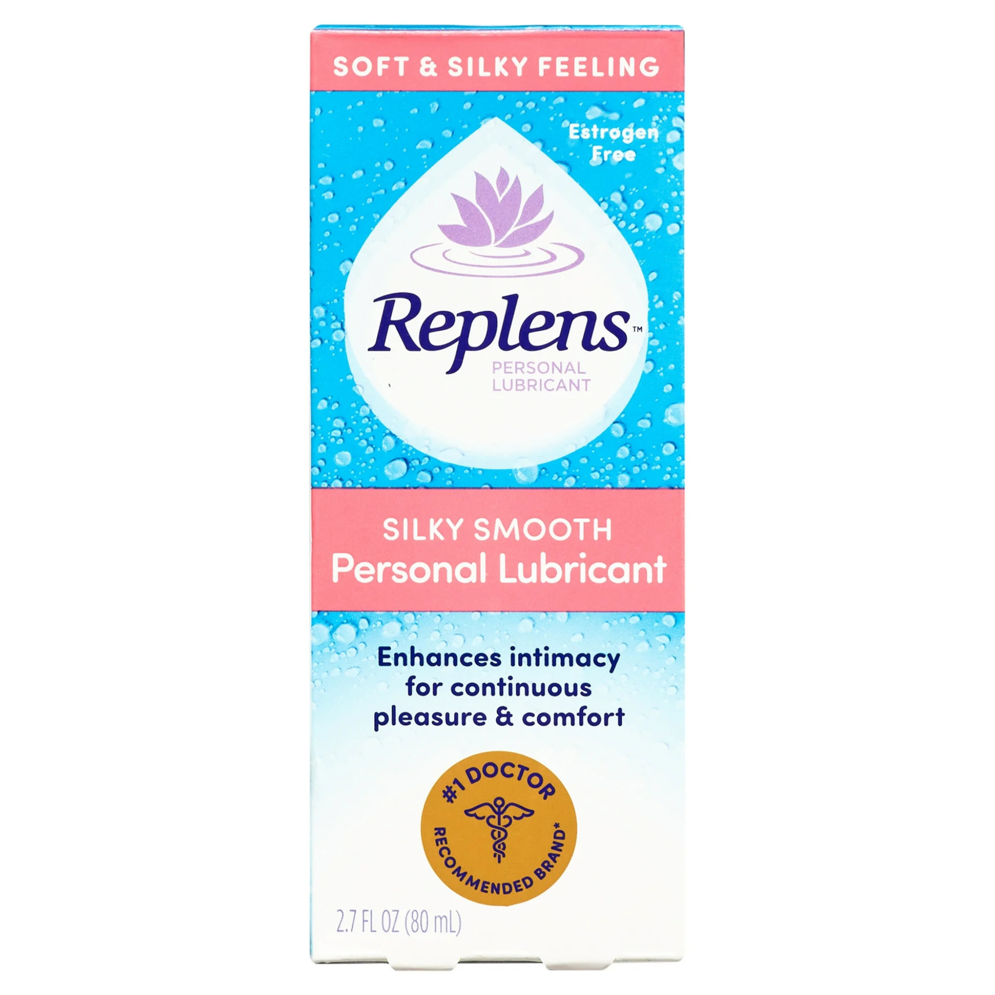 Replens Silky Smooth Personal Lubricant Gel, 2.7 fl oz