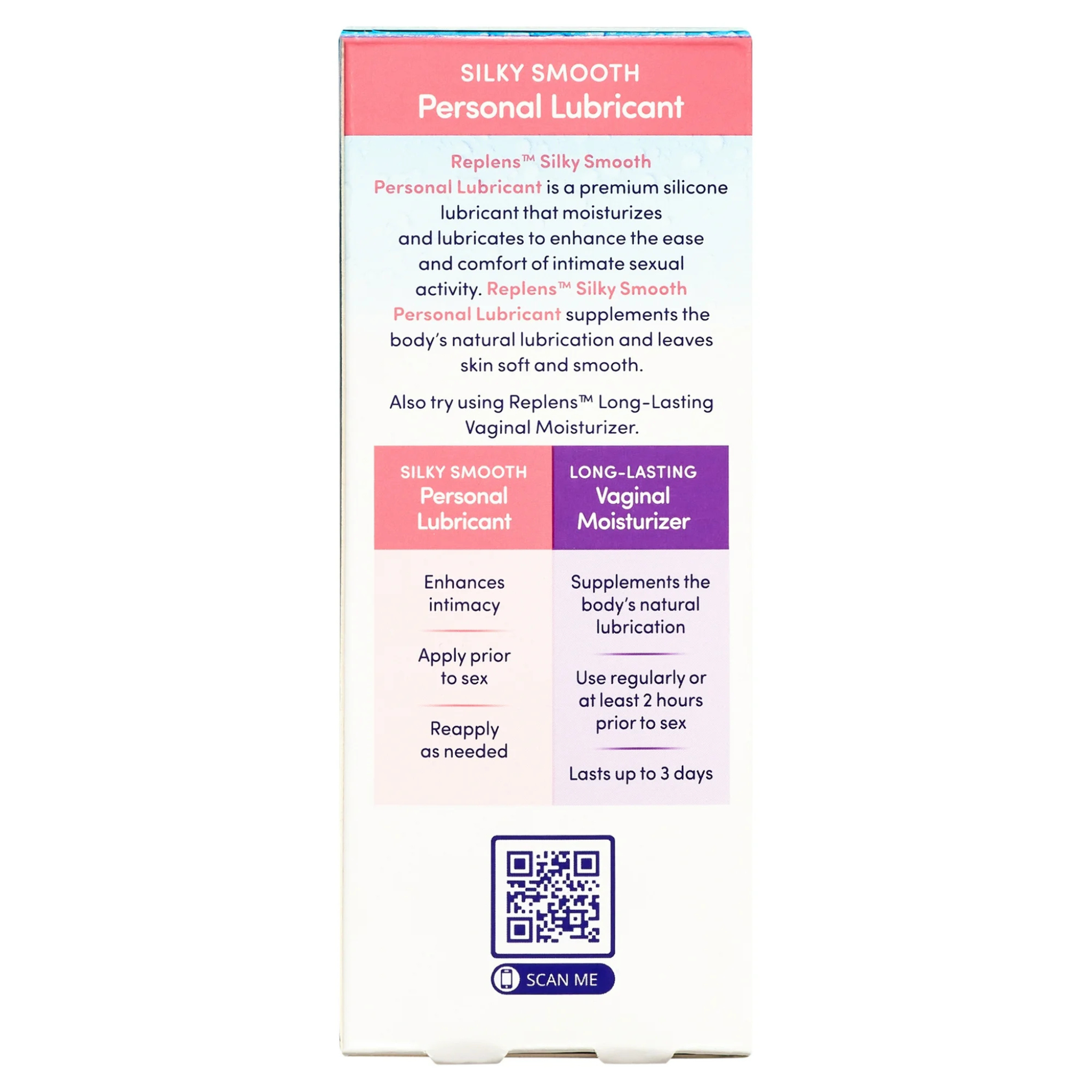 Replens Silky Smooth Personal Lubricant Gel, 2.7 fl oz