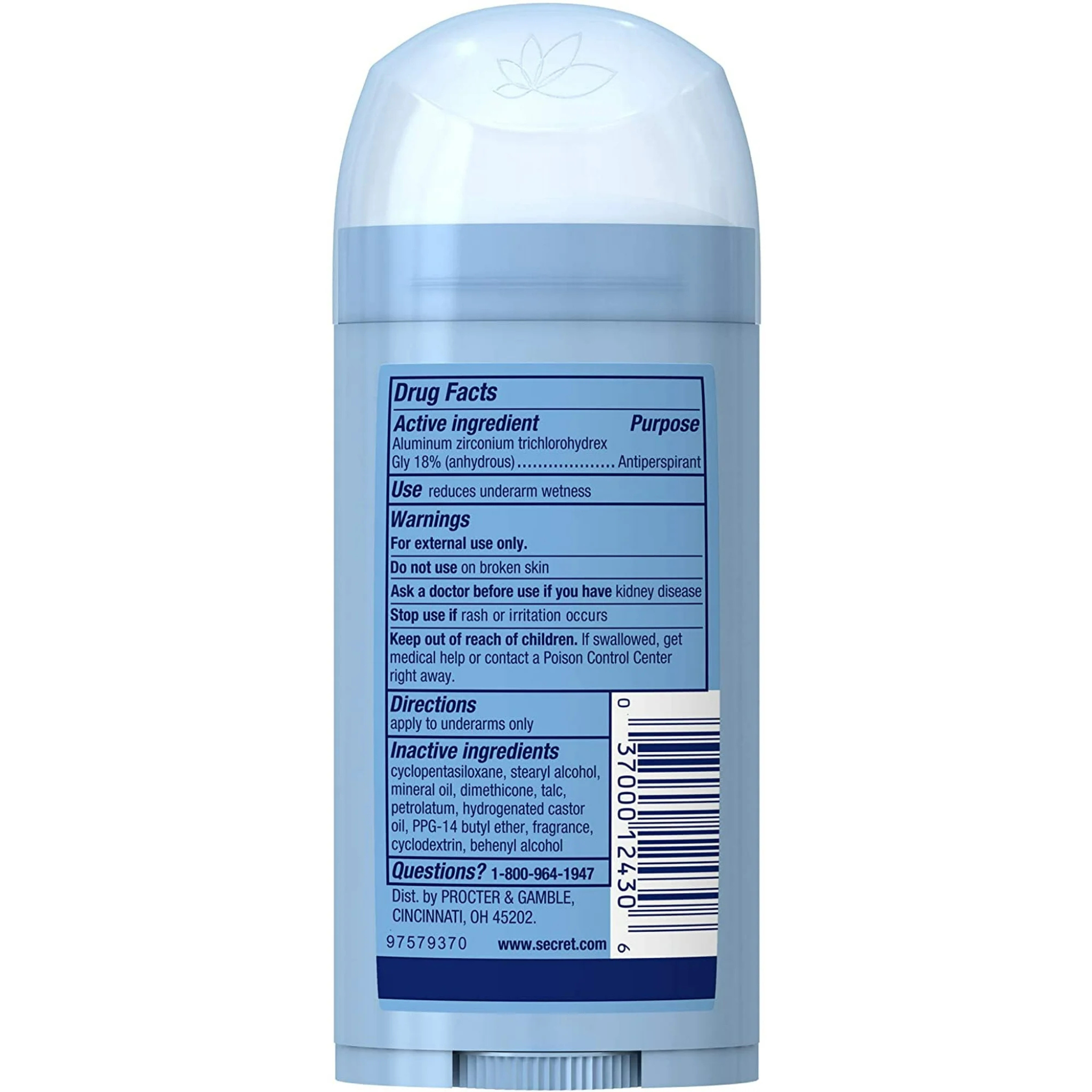 Secret Anti-Perspirant Deodorant Invisible Solid Spring Breeze 2.60 oz