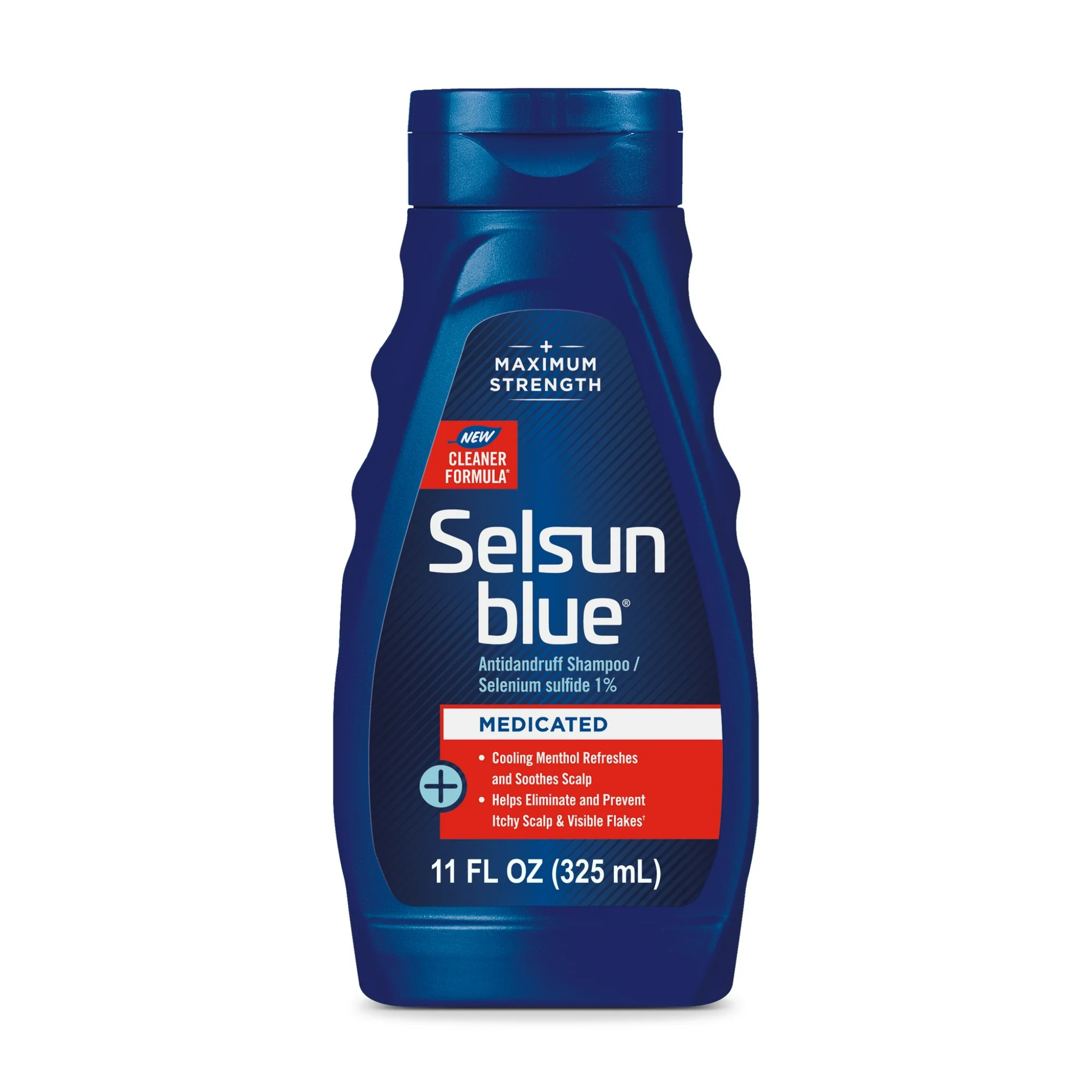 Selsun Blue, Medicated Anti-Dandruff Shampoo, Effective Scalp Treatment, 11 fl. oz