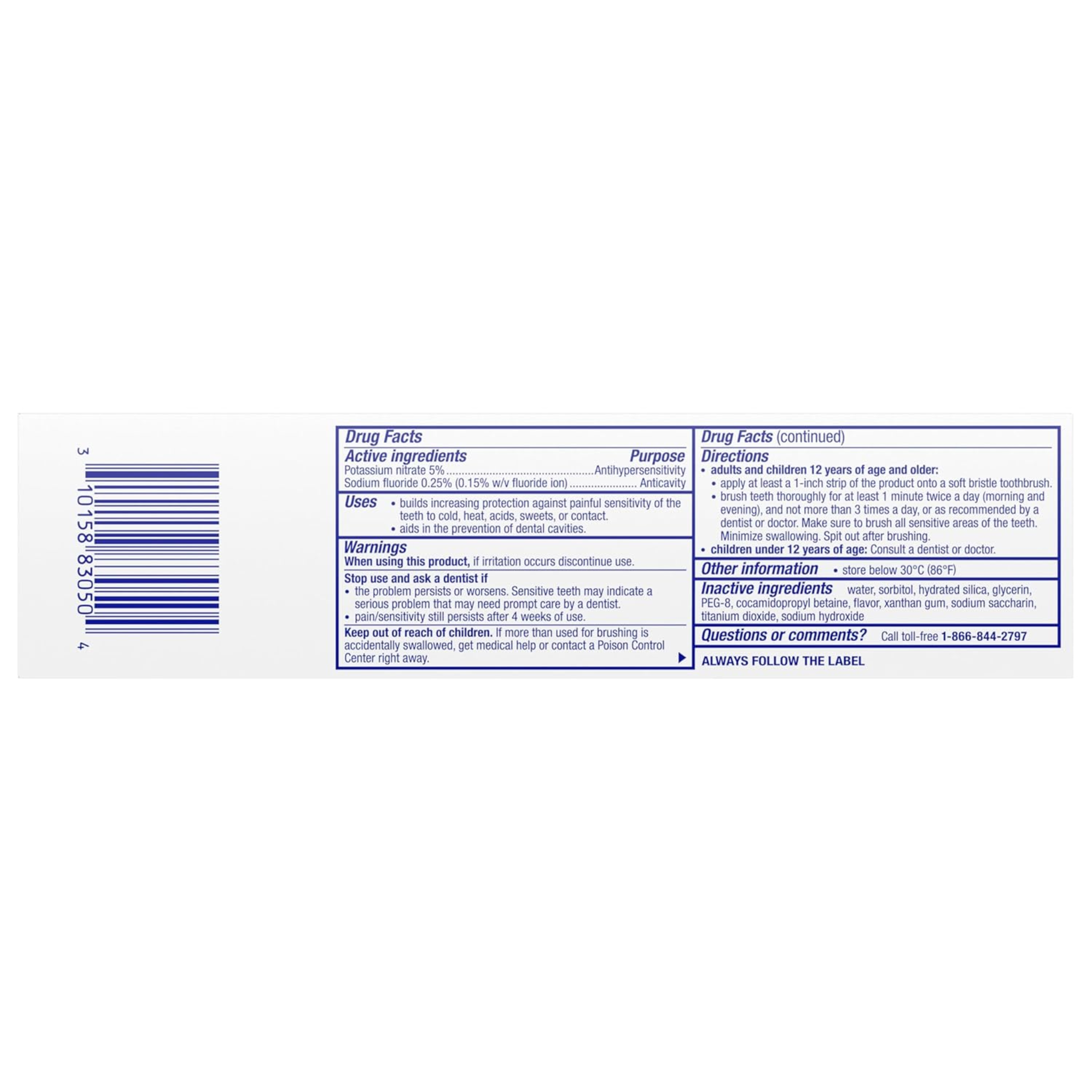 Sensodyne Pronamel, Daily Protection Enamel Toothpaste for Sensitive Teeth and Cavity Protection, Mint Essence, 4 oz