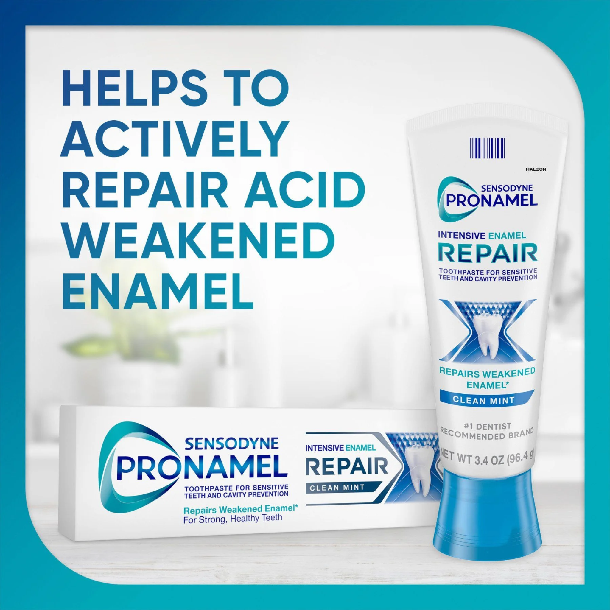 Sensodyne Pronamel, Intensive Enamel Repair Toothpaste, Clean Mint Formula for Strengthening Enamel, 3.4 oz