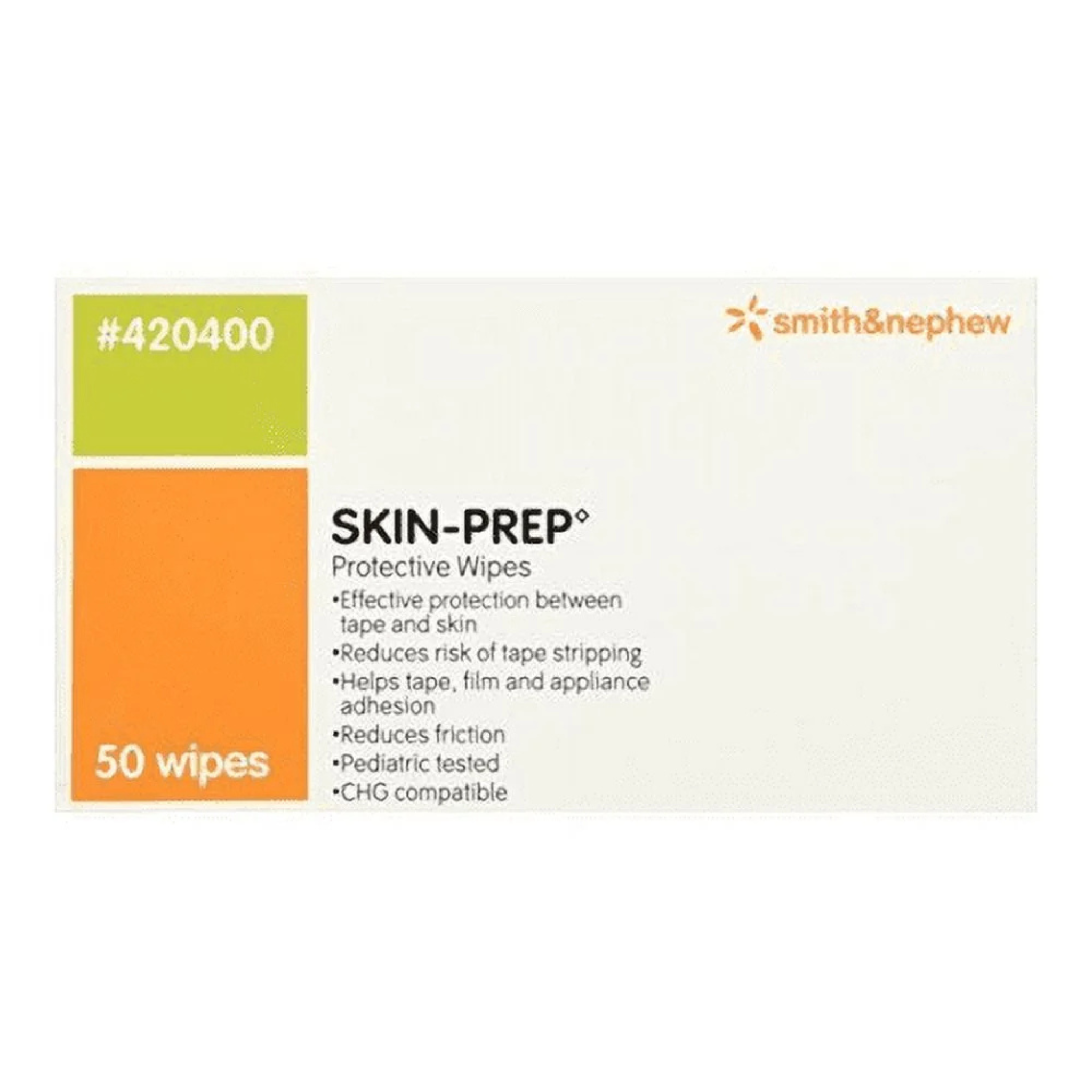 Smith and Nephew, SKIN-PREP Protective Barrier Wipe, Effective Protection for Skin, 50 Count