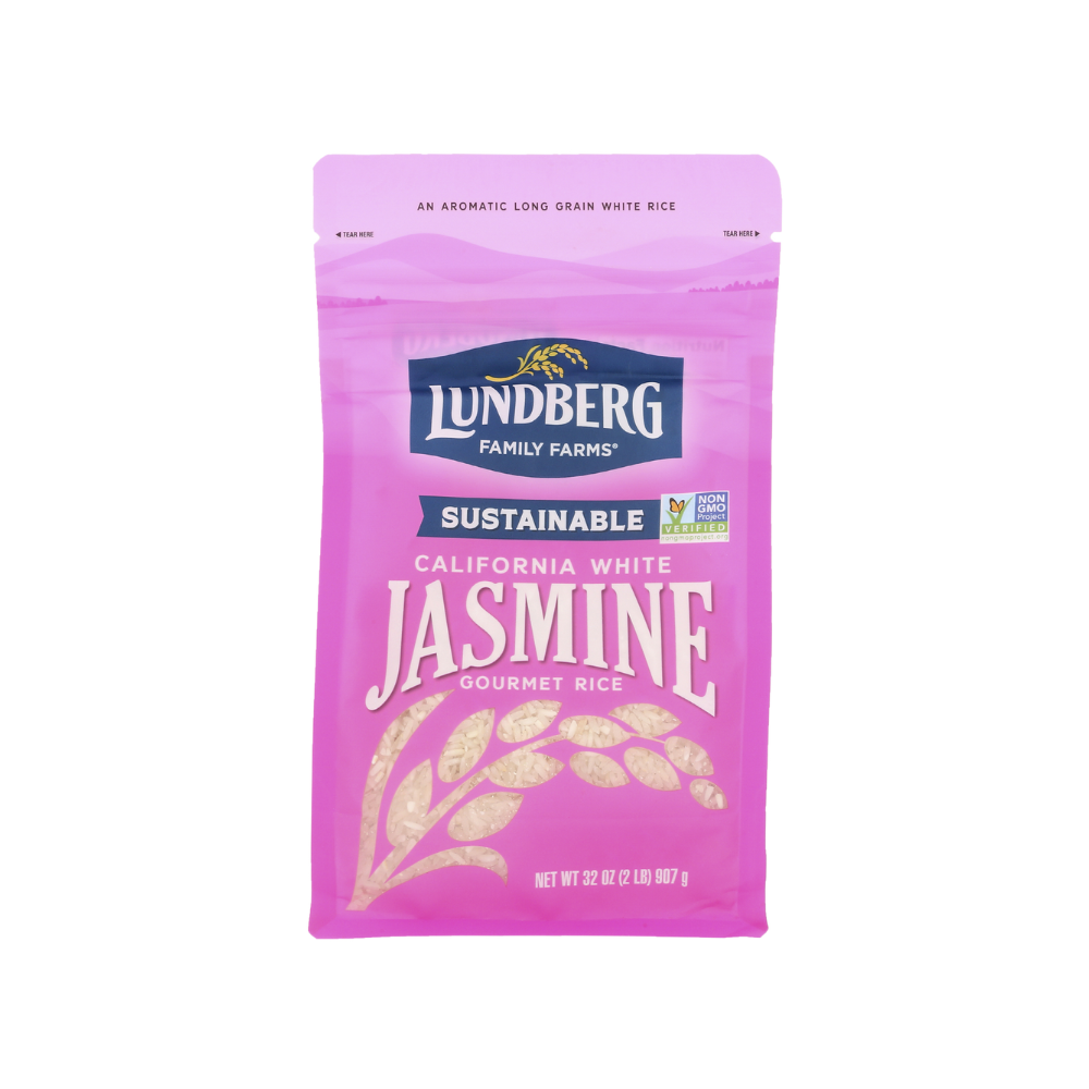 Lundberg Family Farms White Jasmine Rice, 32 oz (Pack of 6)