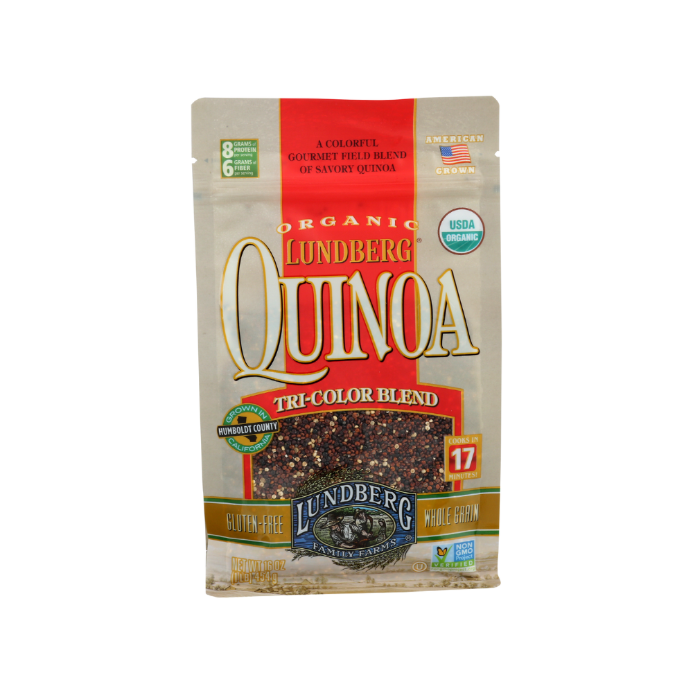 Lundberg Organic Quinoa Tri-Color Blend, 1 lb (Pack of 6)