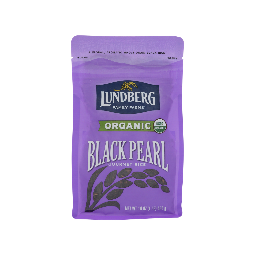 Lundberg Organic Black Pearl Rice, 1 lb (Pack of 6)