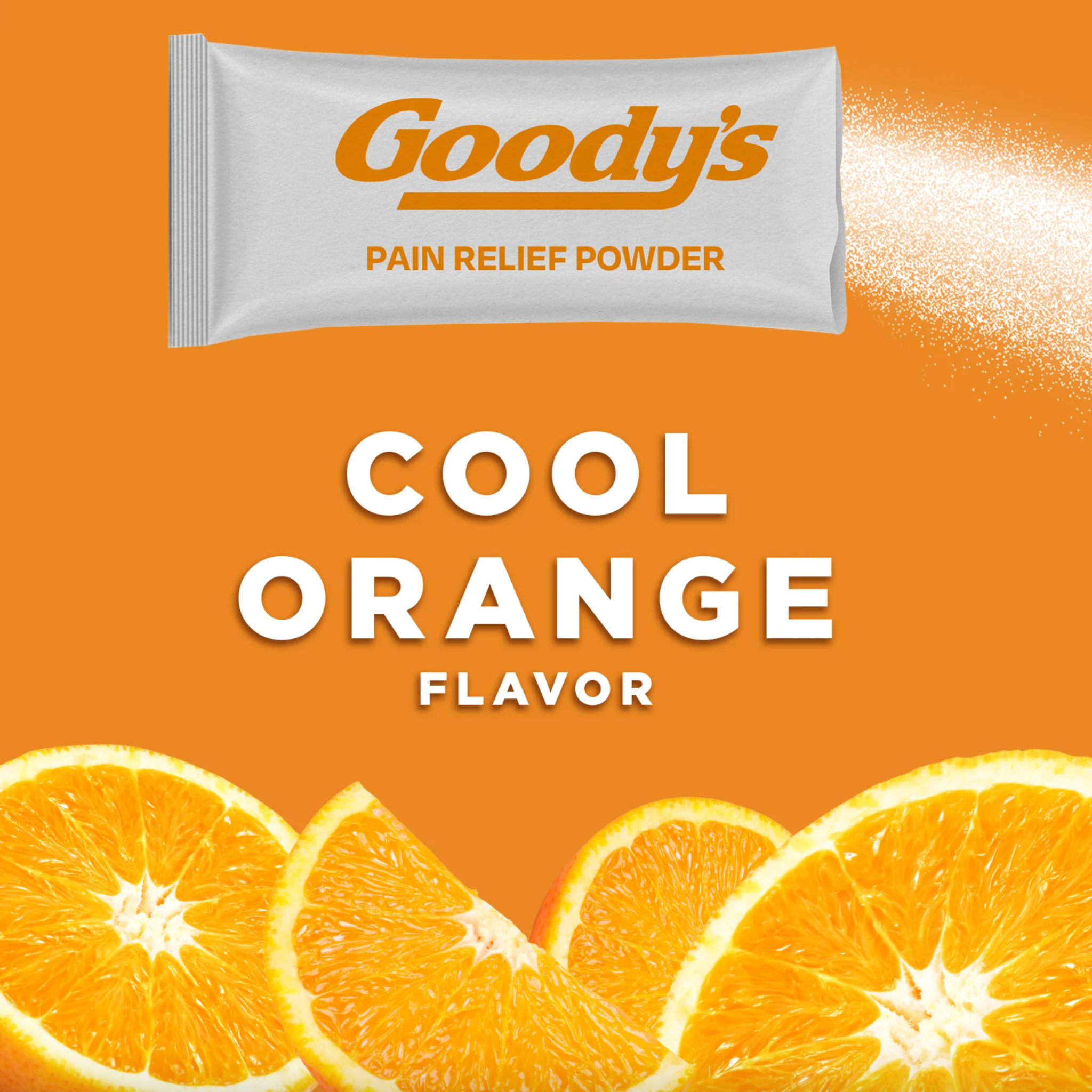 Goody's Extra Strength Headache Powder, Cool Orange Flavor, 24 Powder Sticks