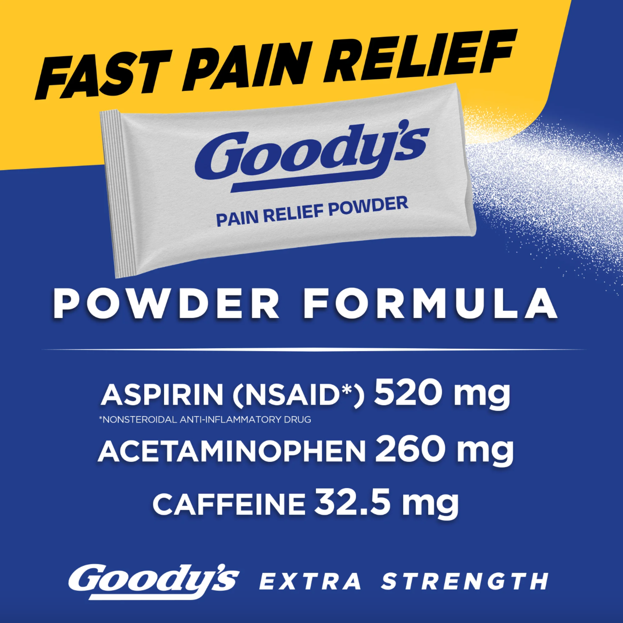 Goody's Extra Strength Headache Powder, 24 Powder Sticks