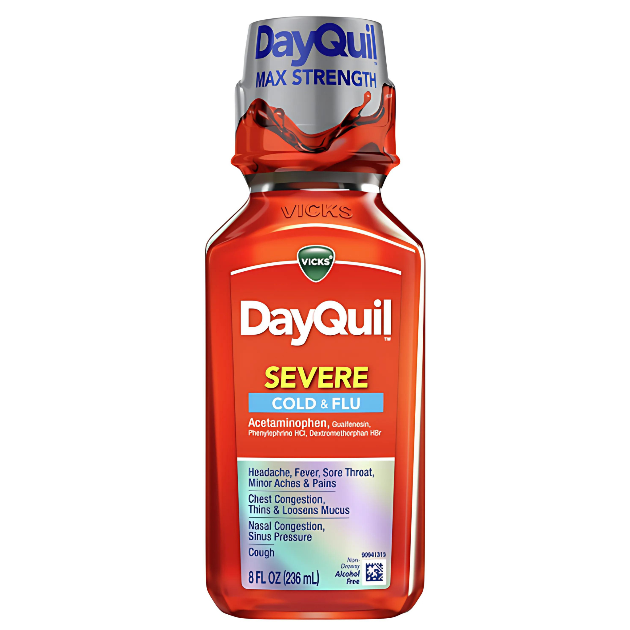 Vicks DayQuil Severe Cold & Flu Relief Liquid 8 oz