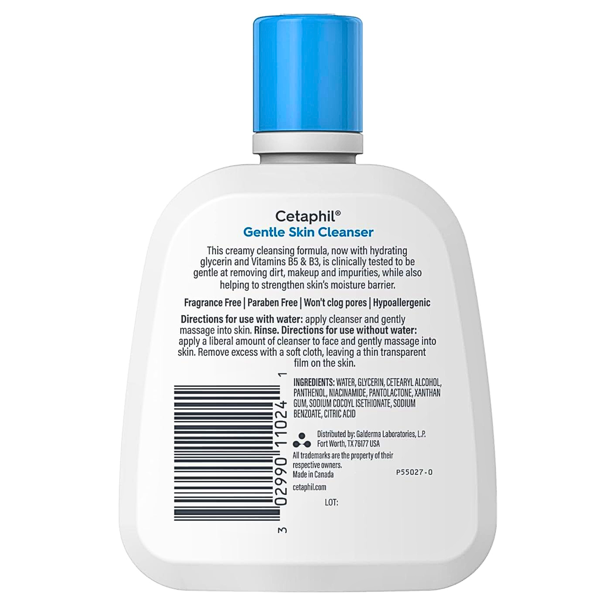 Cetaphil, Gentle Skin Cleanser, Mild & Effective for All Skin Types, 4 oz    