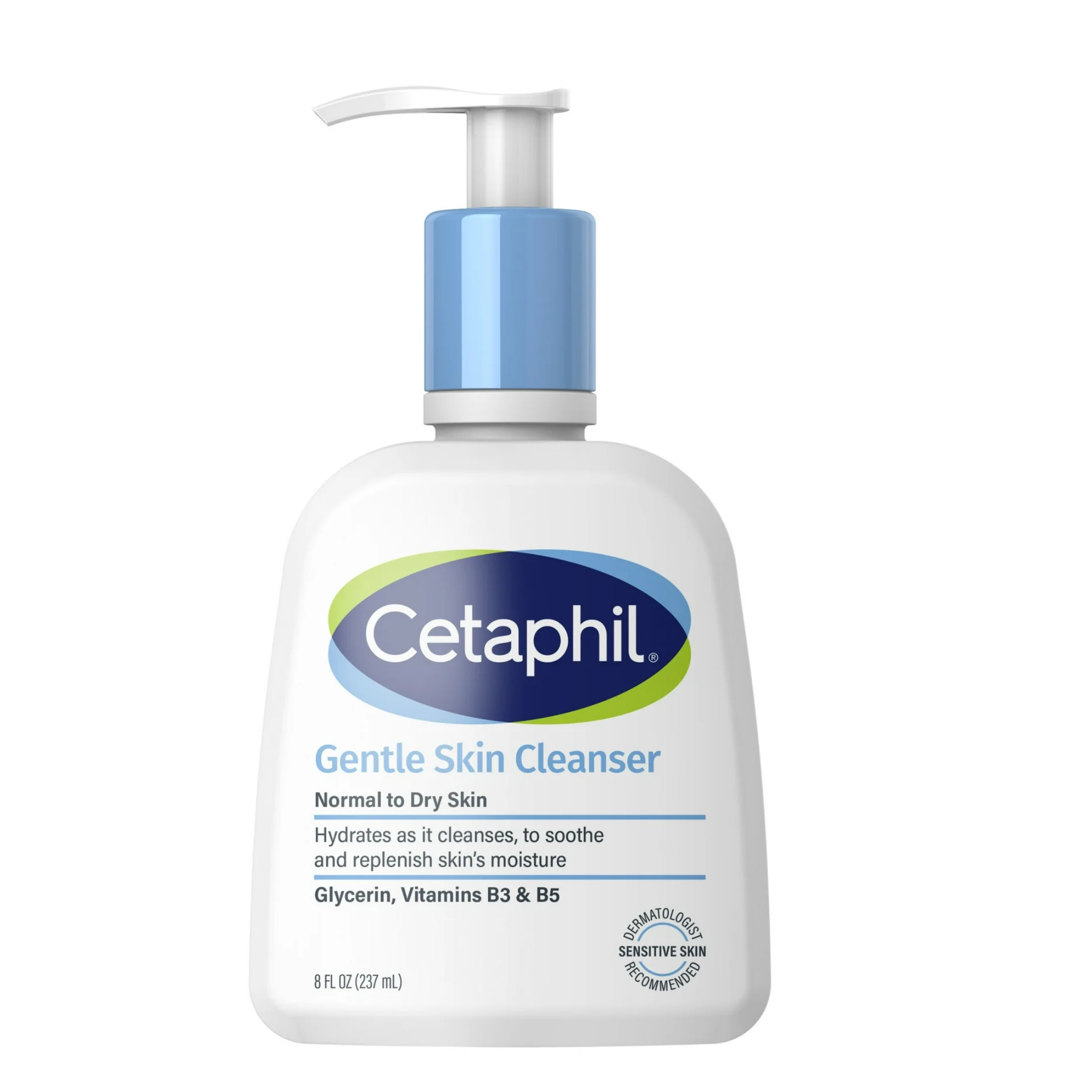 Cetaphil, Gentle Skin Cleanser, Hydrating for Dry to Normal Skin, 8 oz