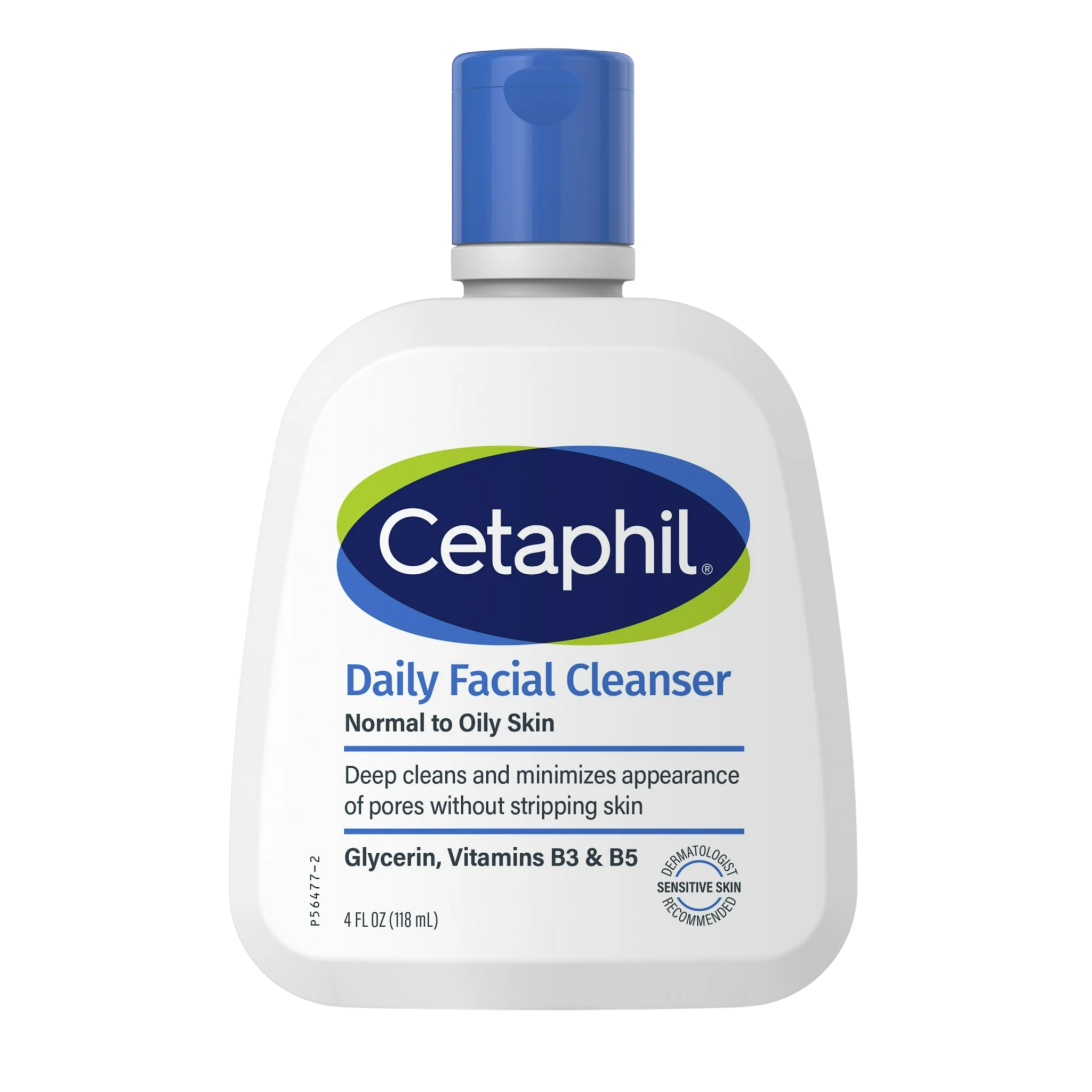 Cetaphil, Daily Facial Cleanser,  Gentle Cleansing for Sensitive Skin, 4 oz