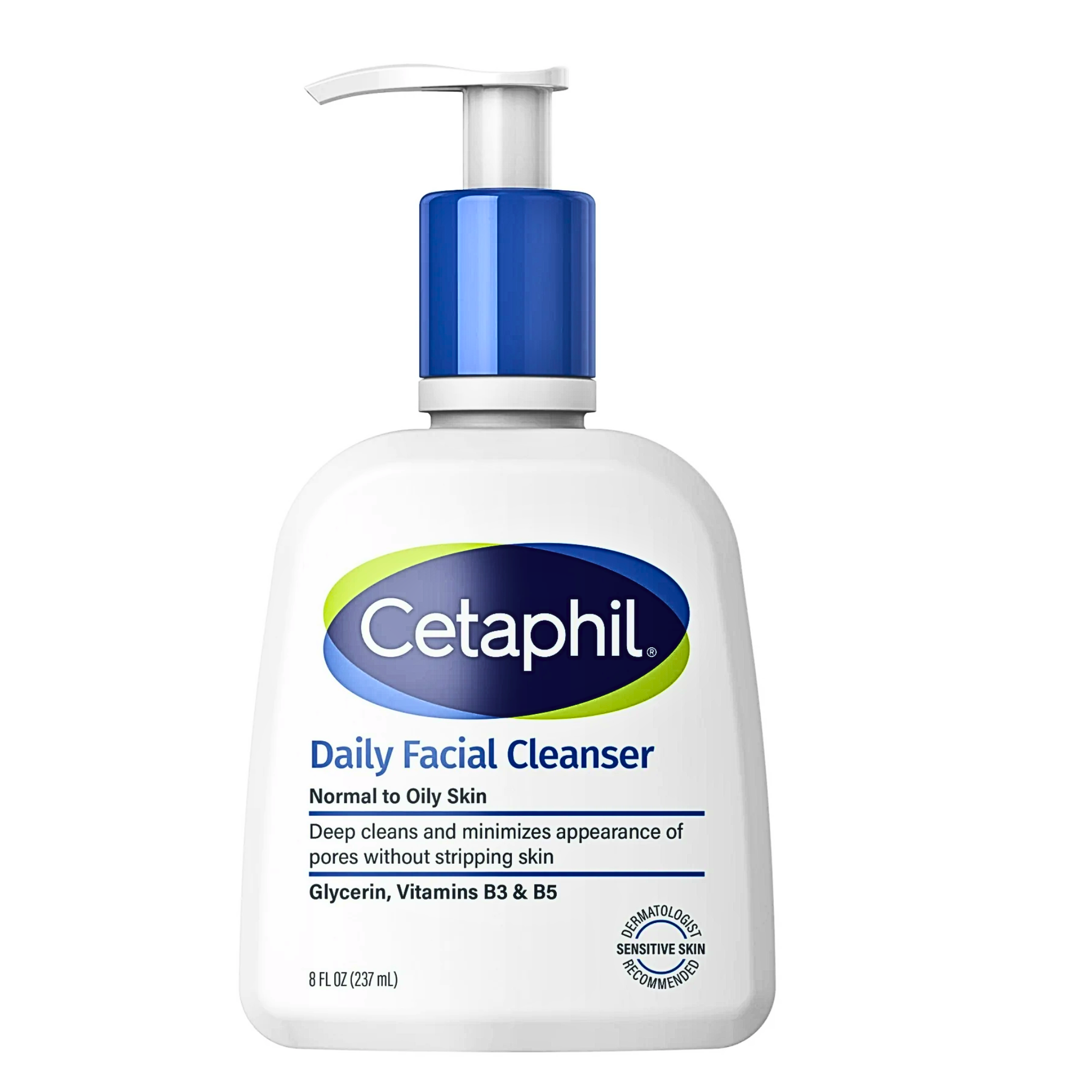 Cetaphil, Daily Facial Cleanser,  Gentle Cleansing for Combination Skin, 8 oz