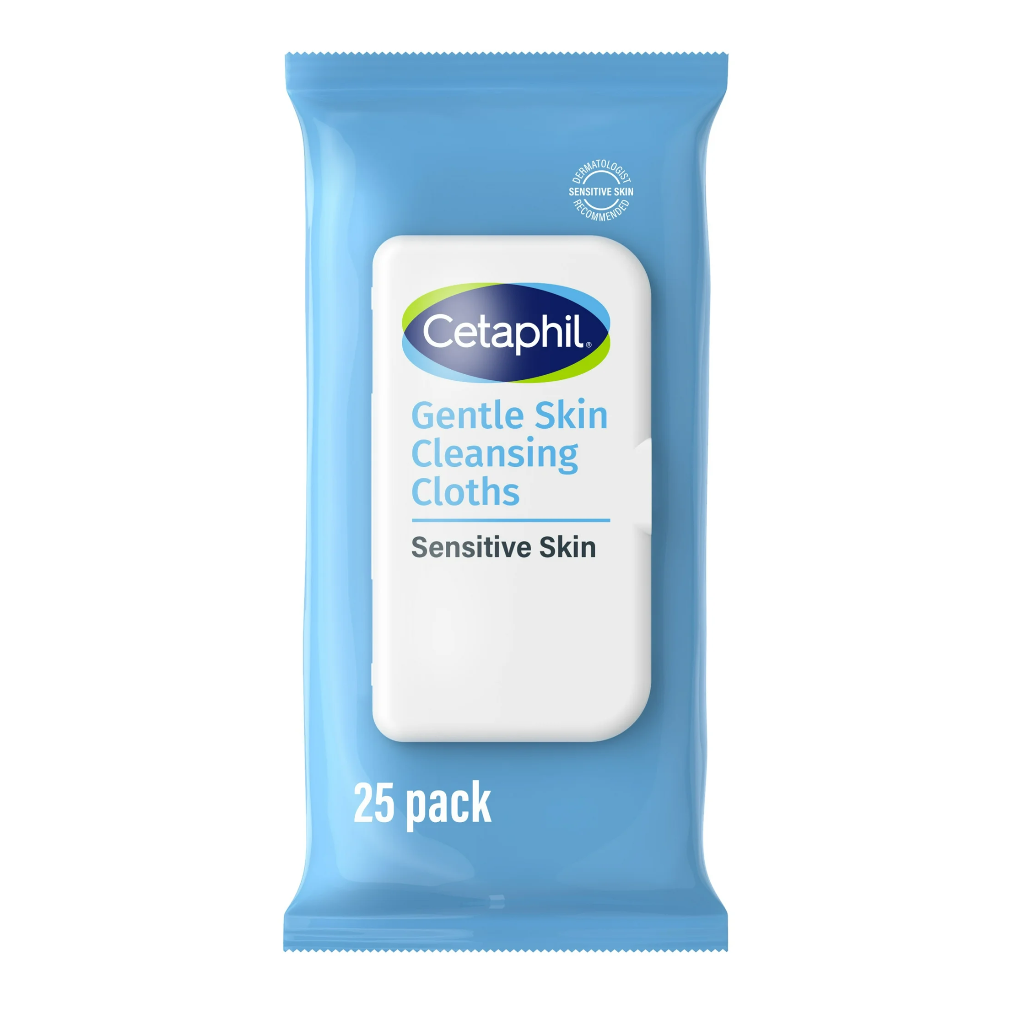 Cetaphil, Gentle Skin Cleansing Cloths, On-the-Go Cleansing Wipes, 25 ct