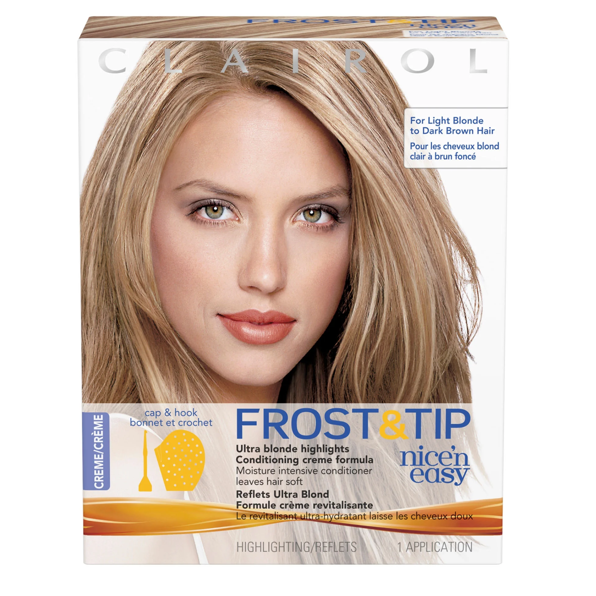 Clairol, Nice 'n Easy Frost & Tip Hair Highlights Creme Kit, Easy Application, Salon-Quality Results, 1 Pack