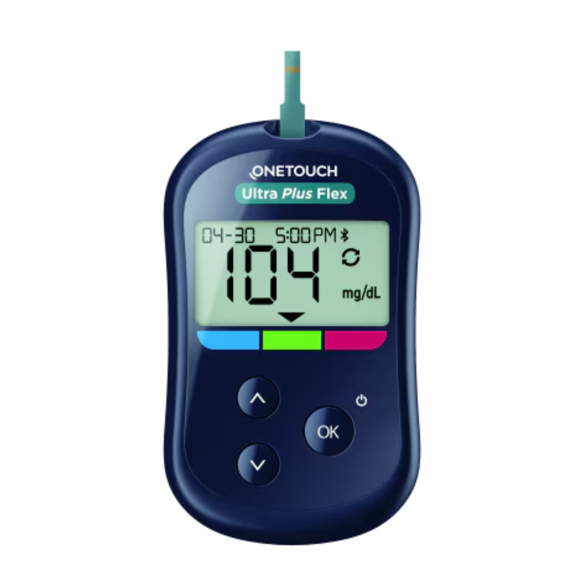 OneTouch, Ultra Plus Flex Meter, Accurate & Easy Blood Glucose Monitoring with Bluetooth Connectivity