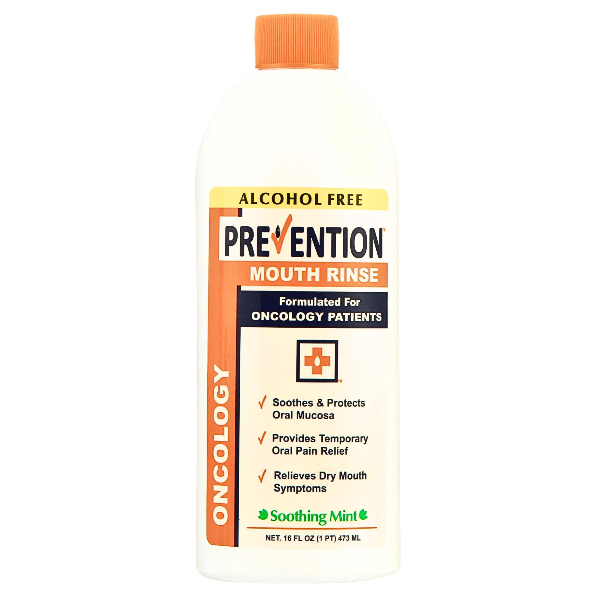 Prevention, Oncology Mouth Rinse, Soothing Mint for Gentle Oral Care and Comfort