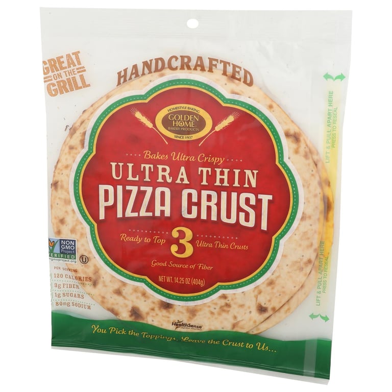 GOLDEN HOME CRUST PIZZA ULTTHN 12IN