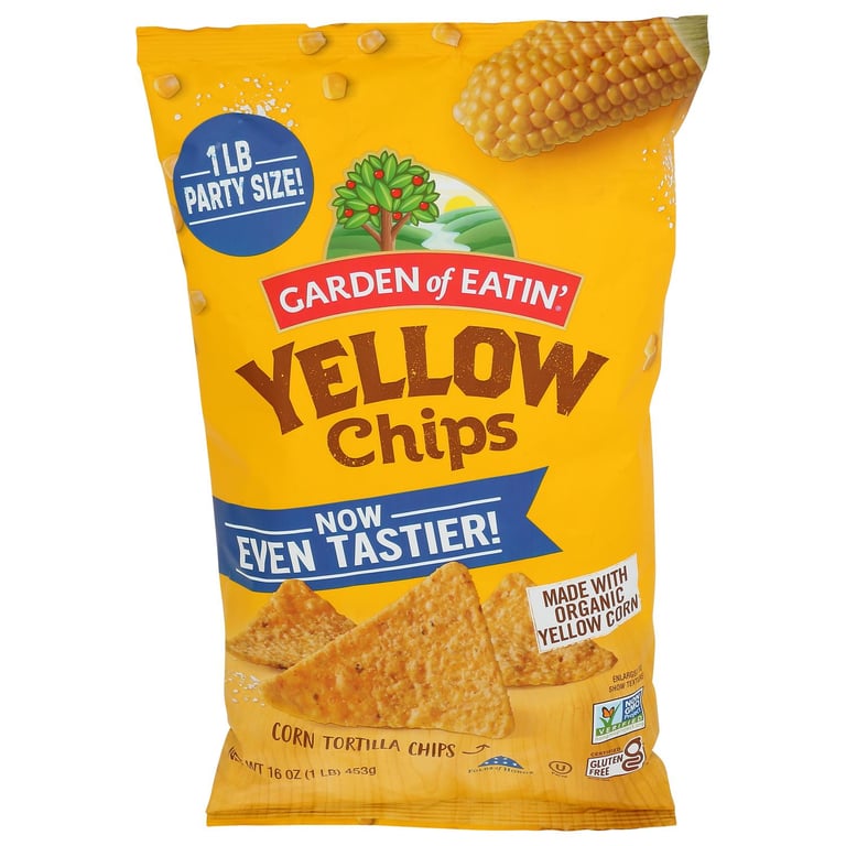 GARDEN OF EATIN CHIP TRTLA YELW CORN