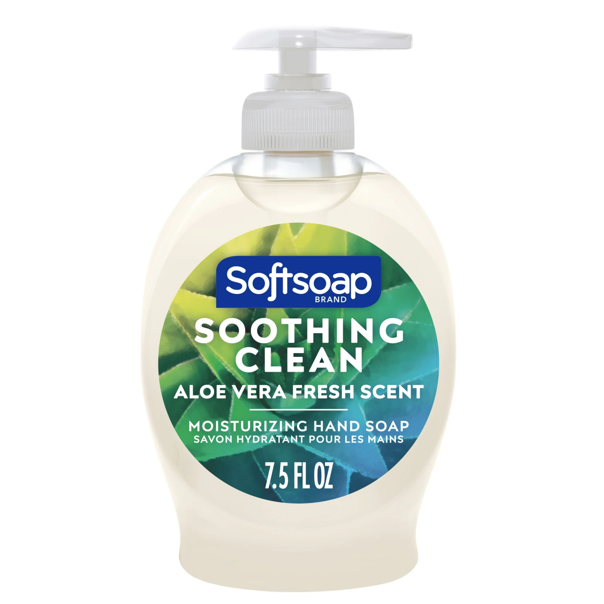 Softsoap, Soothing Clean Aloe Liquid Hand Soap, Gentle on Skin, Kitchen & Bathroom, 7.5 fl oz