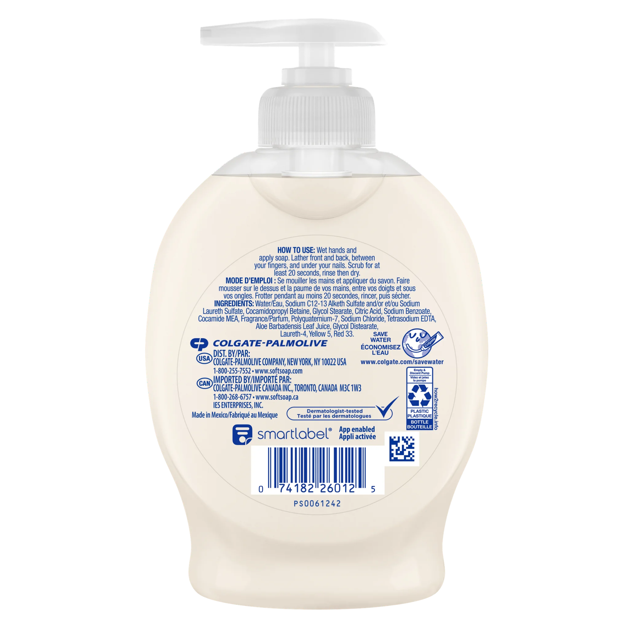 Softsoap, Soothing Clean Aloe Liquid Hand Soap, Gentle on Skin, Kitchen & Bathroom, 7.5 fl oz