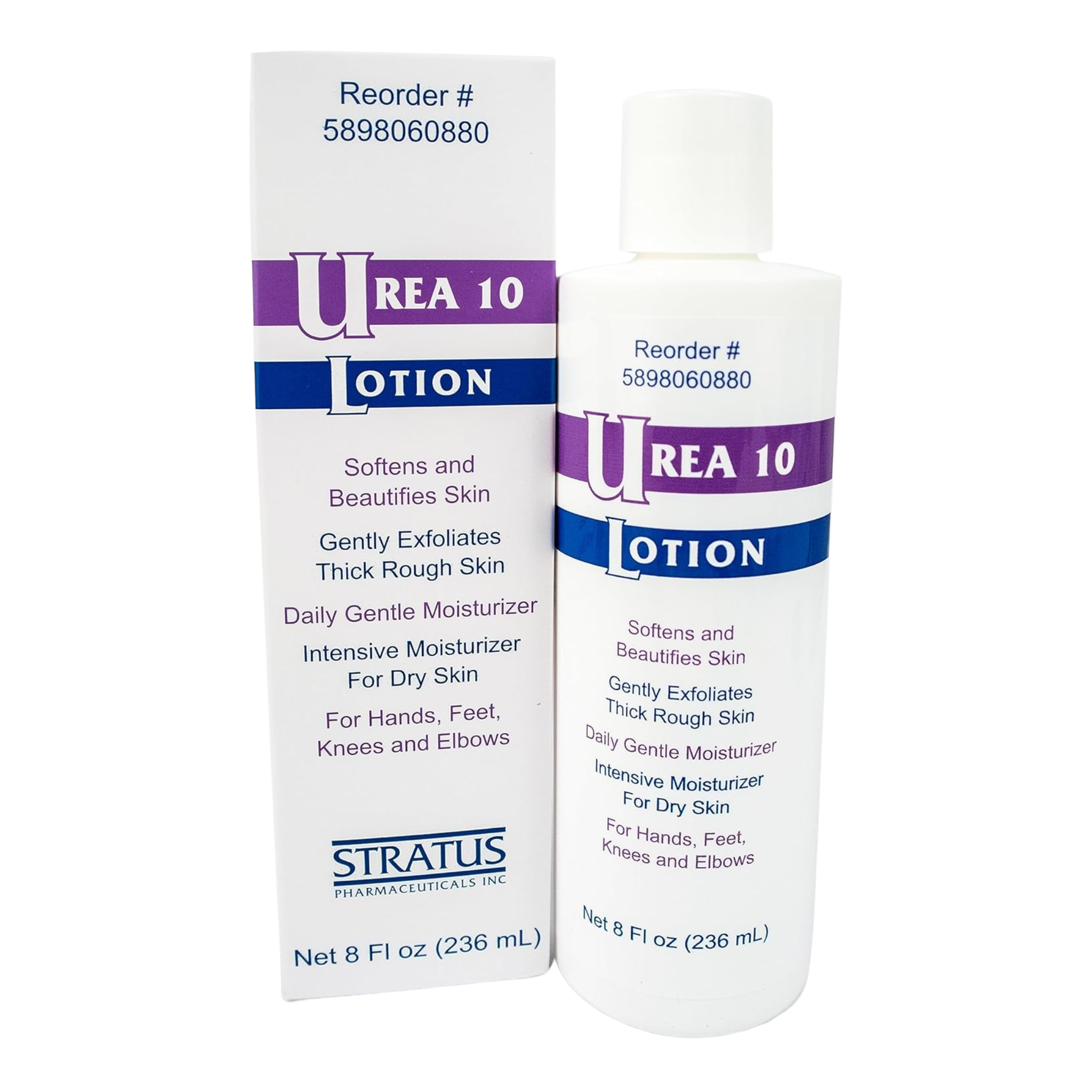 10 Lotion, 8 oz by Stratus Pharmaceuticals Inc, Moisturizing & Soothing Skin Relief